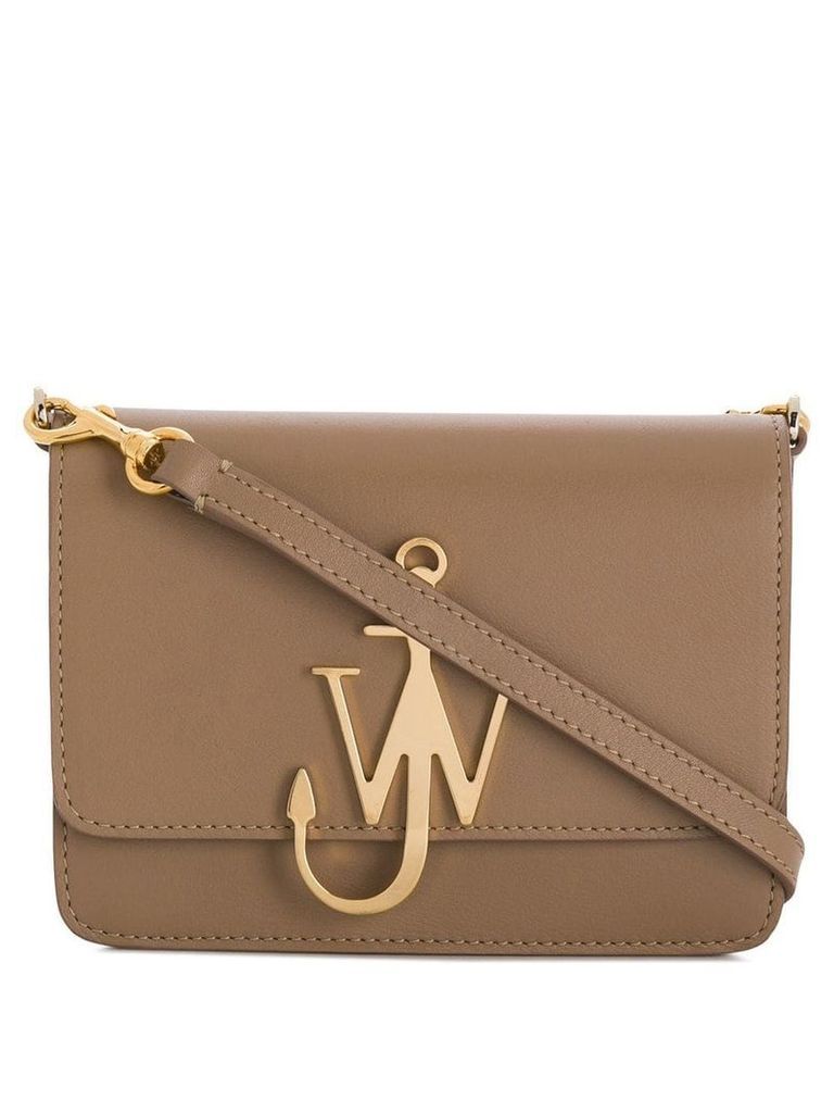 JW Anderson Anchor logo crossbody bag - NEUTRALS