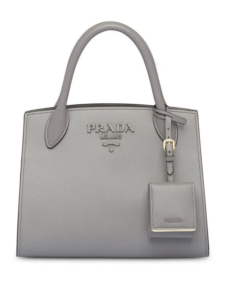 Prada Monochrome Saffiano leather bag - Grey