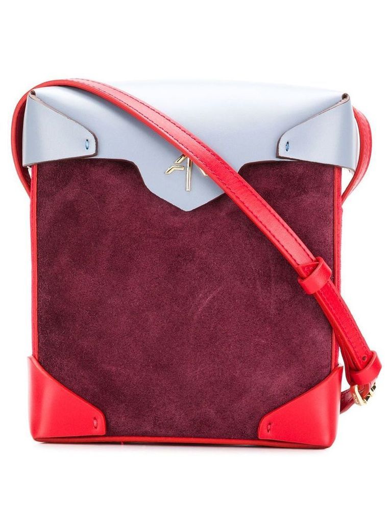 Manu Atelier mini Pristine crossbody bag - Red