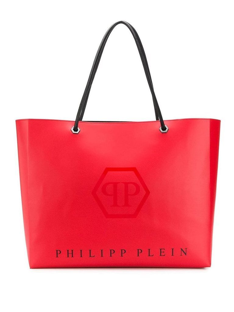 Philipp Plein oversized shopper tote - Red