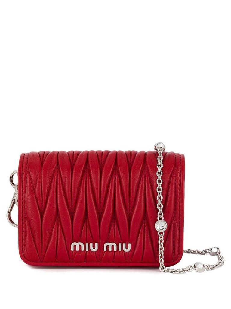 Miu Miu chain Micro bag - Red