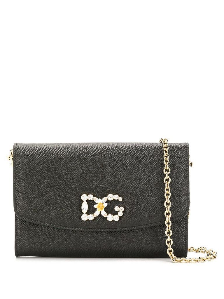 Dolce & Gabbana DG flap clutch - Black