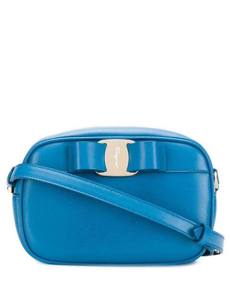 Salvatore Ferragamo Vara bow shoulder bag - Blue