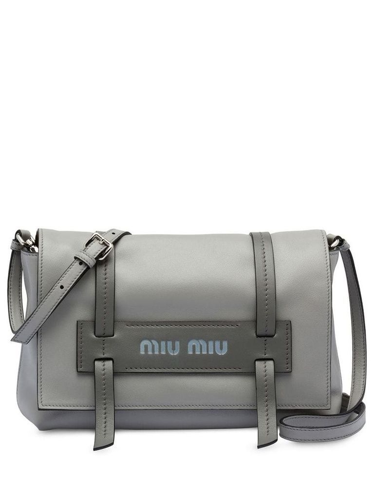 Miu Miu Grace Lux shoulder bag - Grey