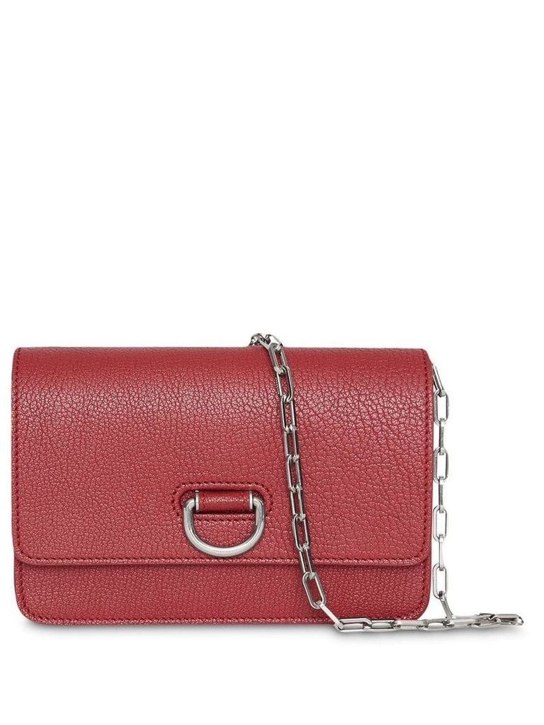Burberry The Mini Leather D-ring Bag - Red
