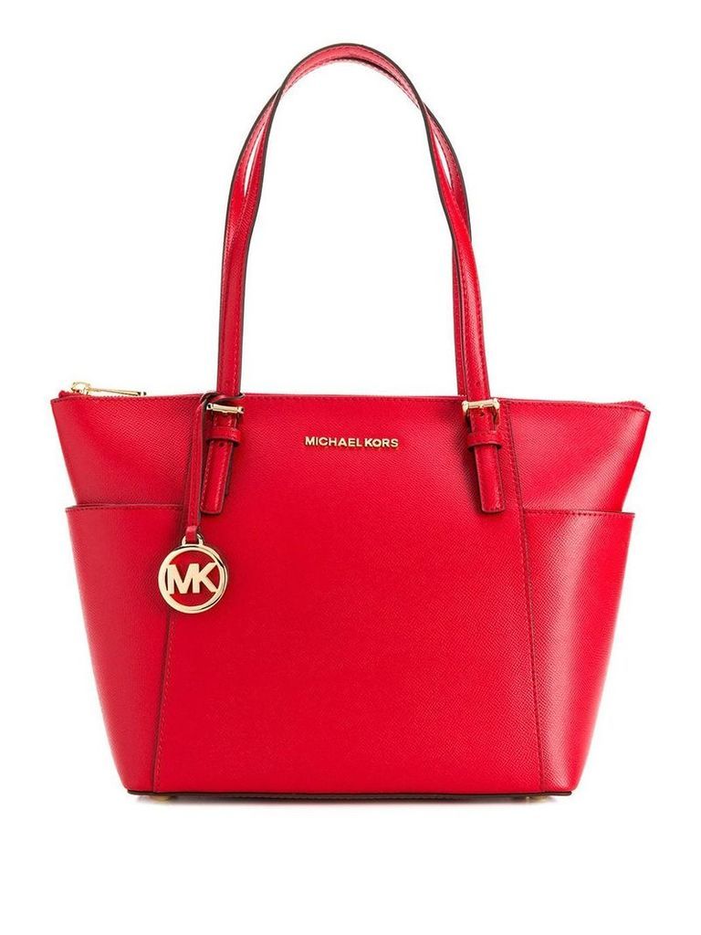 Michael Michael Kors Jet Set saffiano leather tote bag - Red