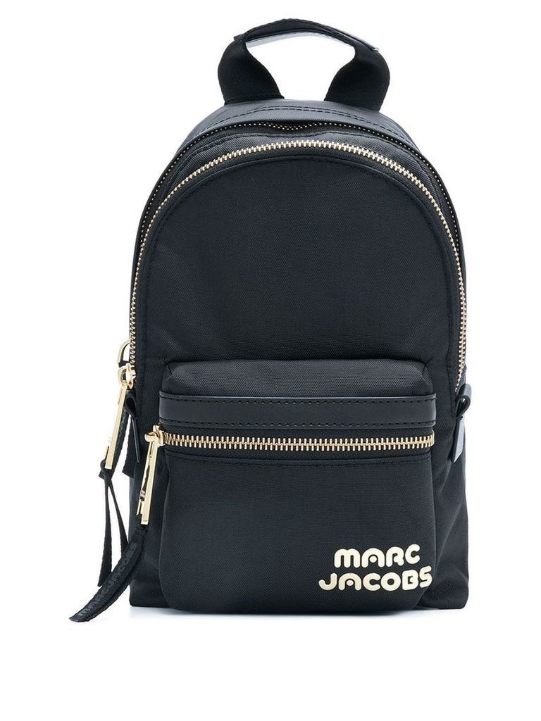 Marc Jacobs mini logo backpack - Black