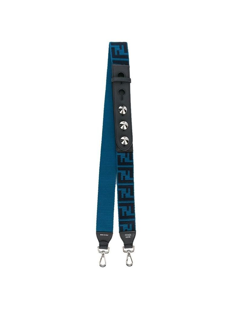 Fendi logo bag strap - Blue