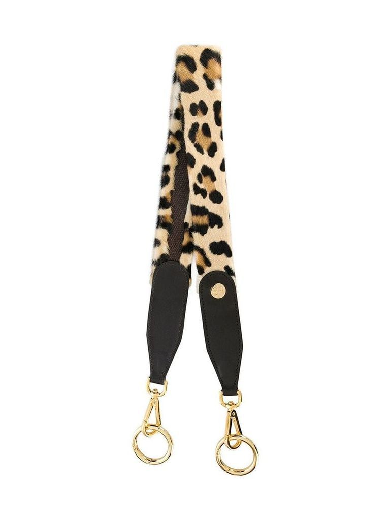 Simonetta Ravizza leopard bag strap - Neutrals