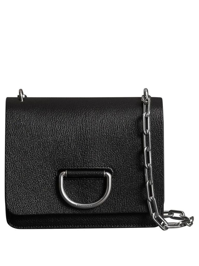 Burberry The Small Leather D-ring Bag - Black