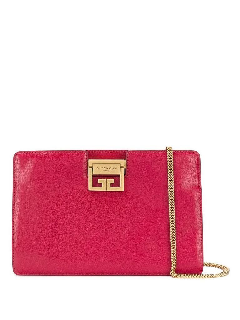 Givenchy flat grained evening clutch - PINK