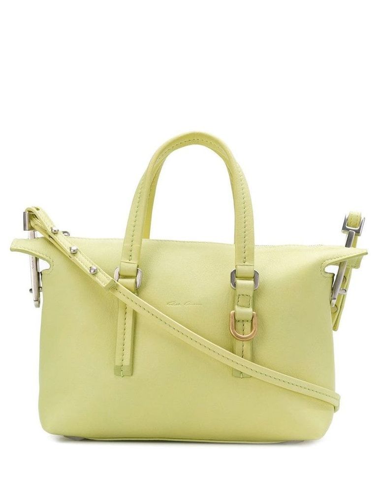 Rick Owens top handle zipped tote - Yellow