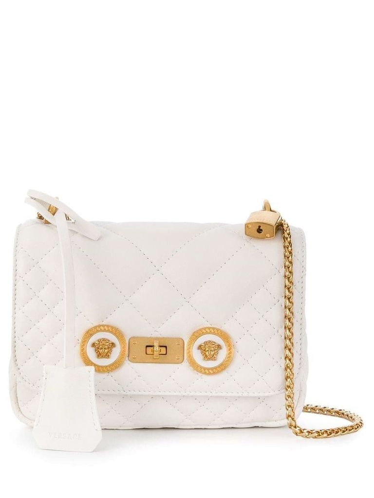 Versace small Icon shoulder bag - White