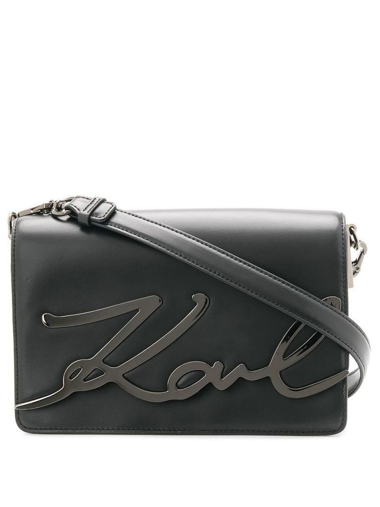 Karl Lagerfeld K/Signature shoulder bag - Black