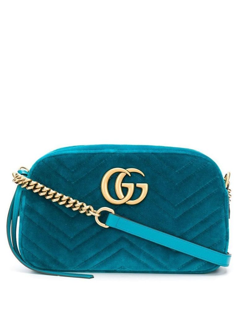 Gucci GG Marmont matelassé shoulder bag - Blue