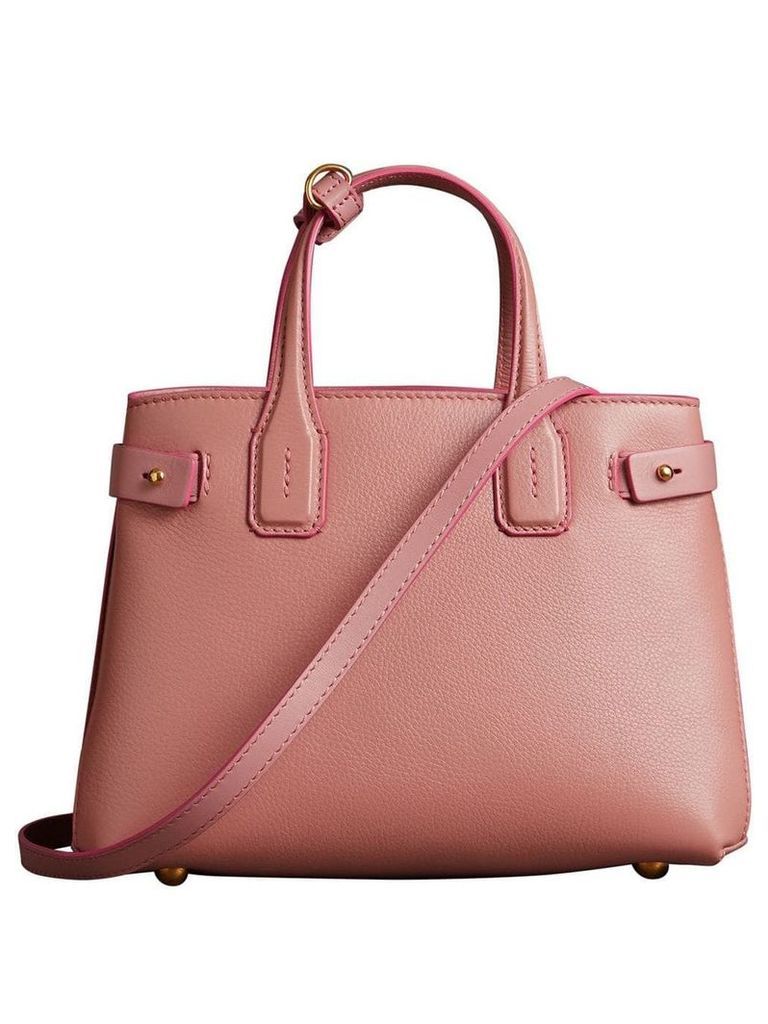 Burberry The Small Banner in Leather - PINK