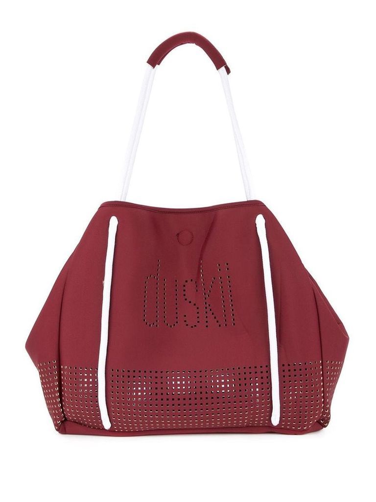 Duskii loose wide tote bag - Red