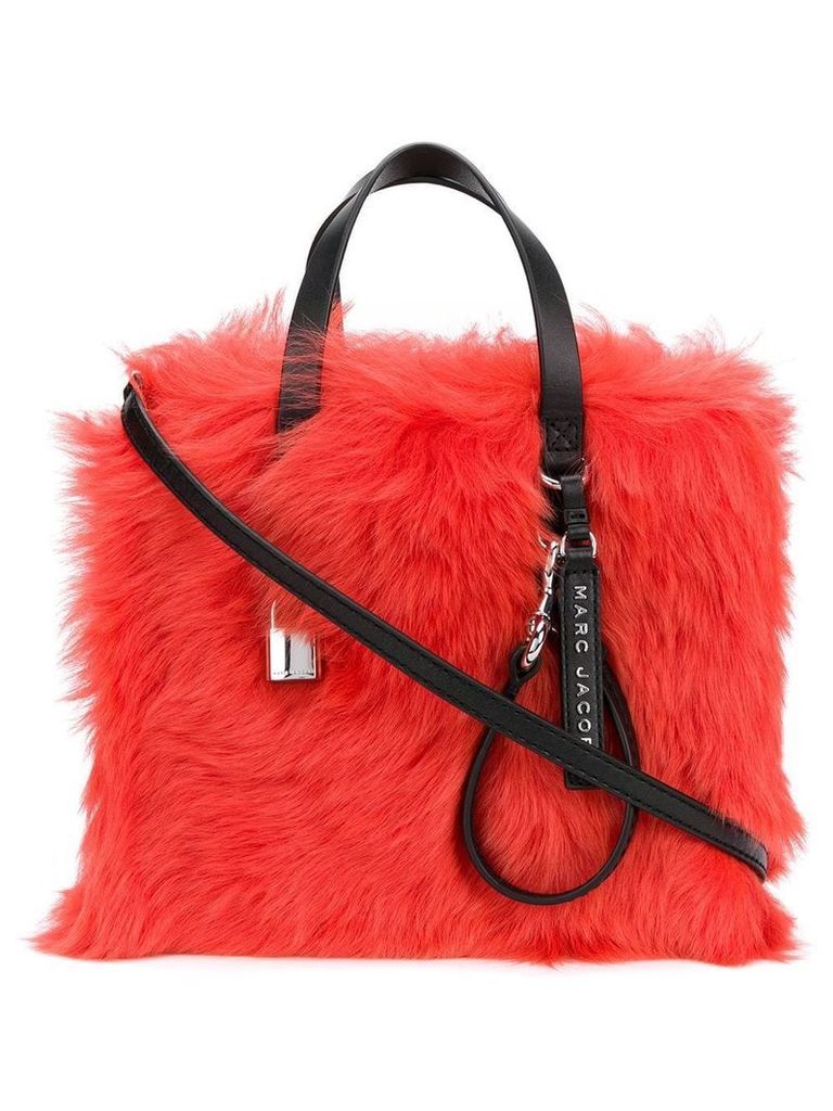 Marc Jacobs The Fur Mini Grind tote - Red
