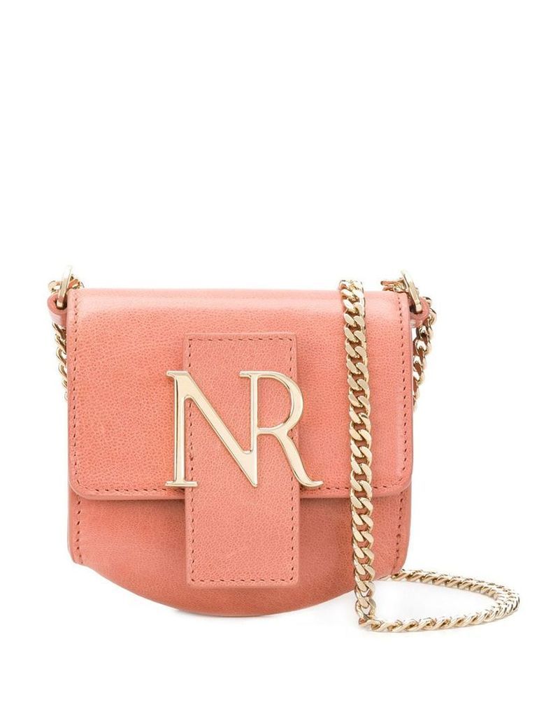 Nina Ricci logo plaque mini shoulder bag - Pink