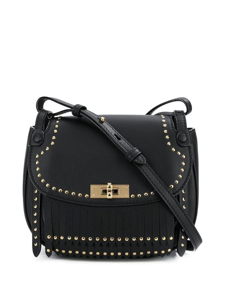 Bally studded saddle bag - Black