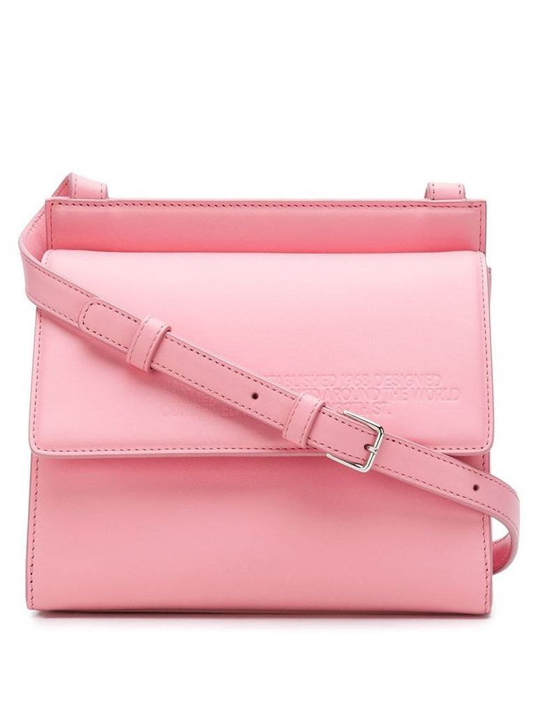 Calvin Klein 205W39nyc structured cross body bag - PINK
