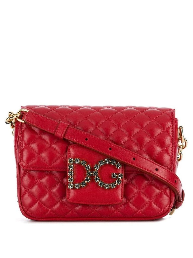 Dolce & Gabbana logo crossbody bag - Red