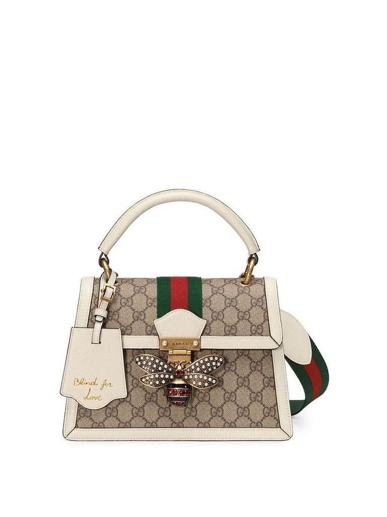 Gucci Queen Margaret small GG top handle bag - NEUTRALS