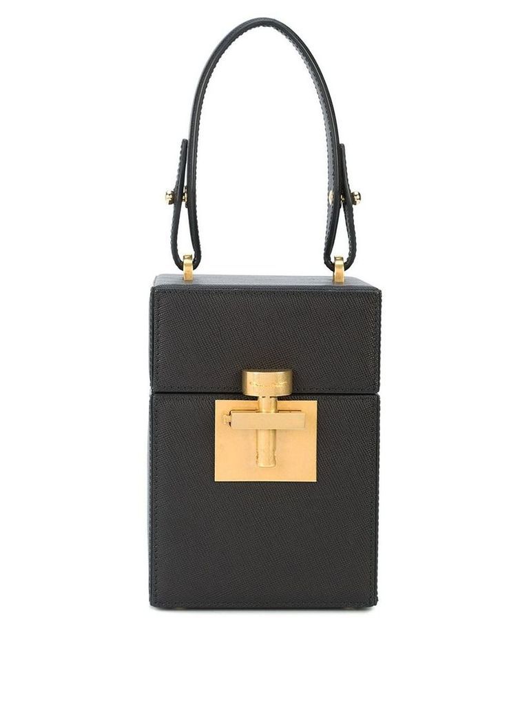 Oscar de la Renta Alibi mini box bag - Black