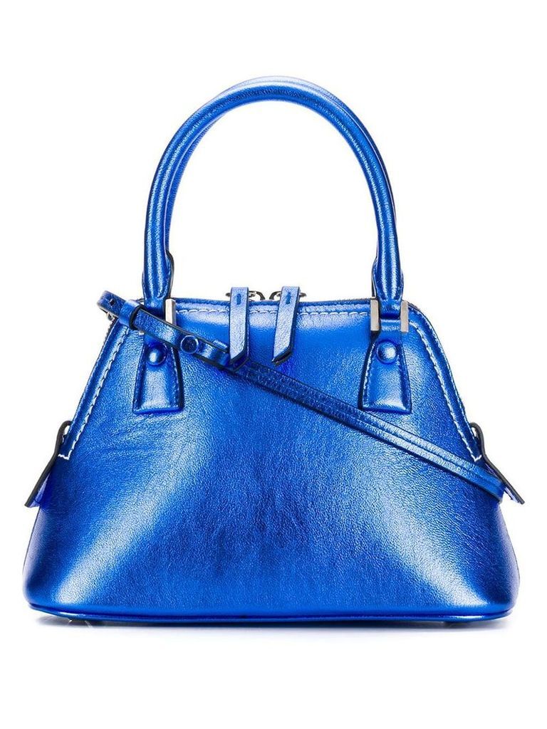 Maison Margiela 5AC metallic mini bag - Blue