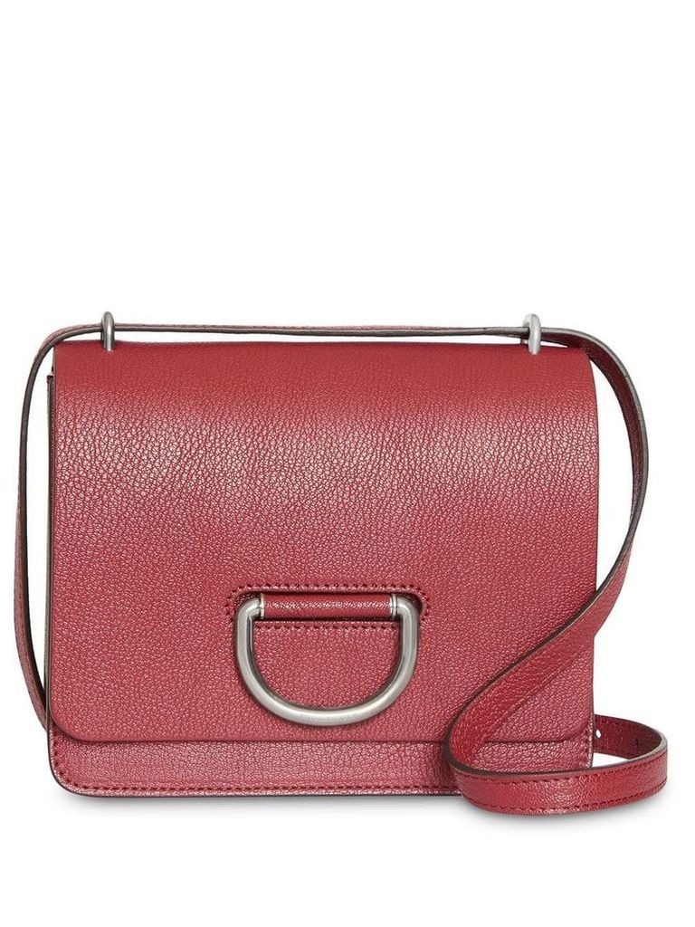 Burberry The Small Leather D-ring Bag - Red