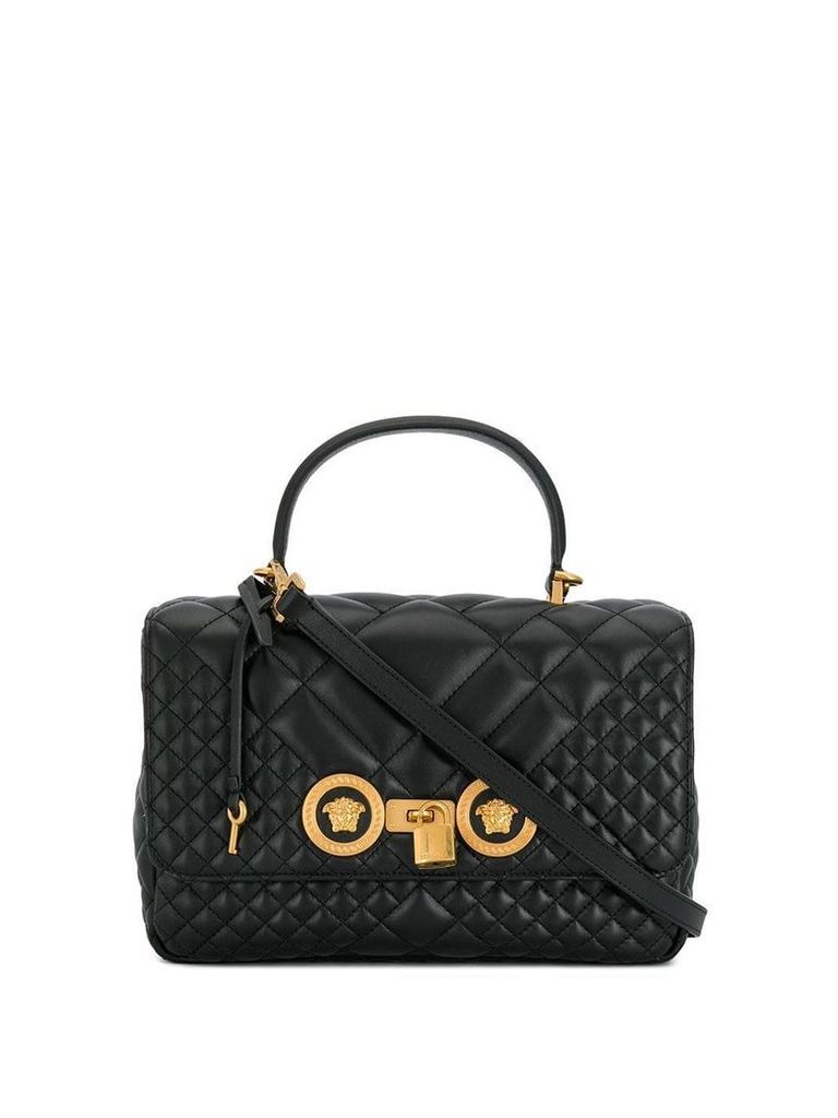 Versace quilted Icon shoulder bag - Black