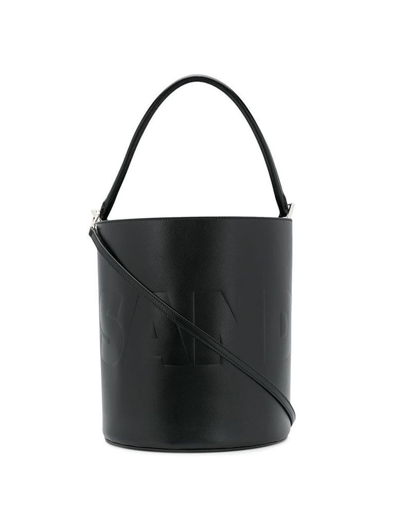 Jil Sander round bucket bag - Black