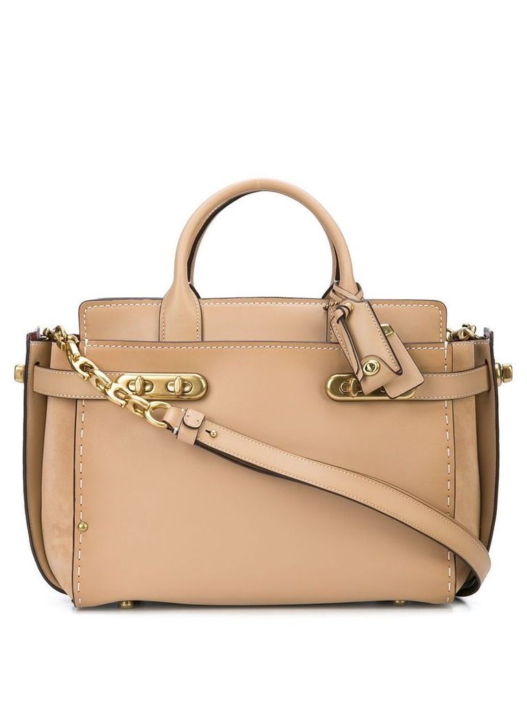 Coach Double Swagger tote - Neutrals