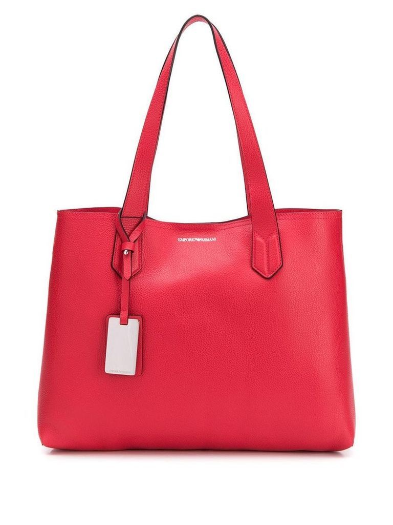 Emporio Armani shopping tote bag - Red