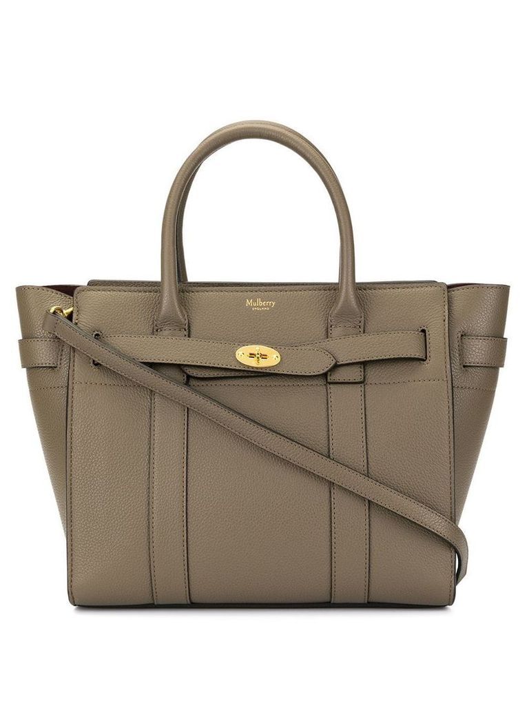 Mulberry small zip Bayswater tote - Brown