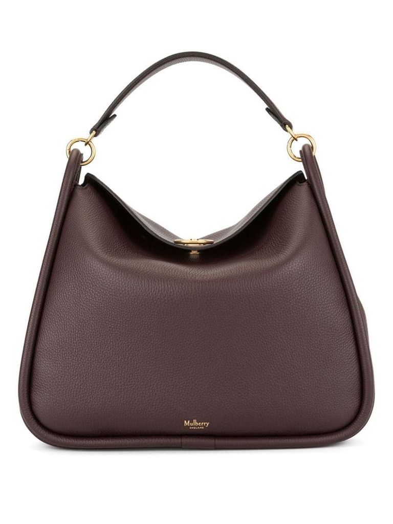 Mulberry small Leighton grain tote - Brown