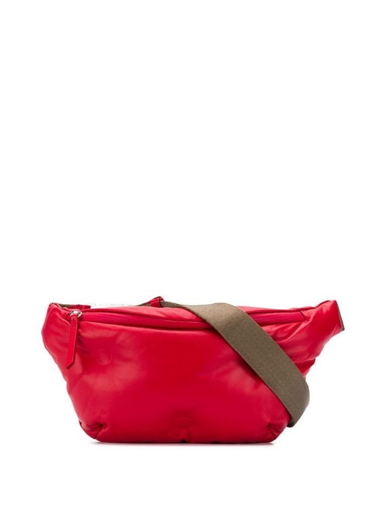 Maison Margiela red leather belt bag