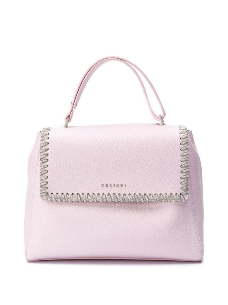 Orciani chain detail tote - PINK