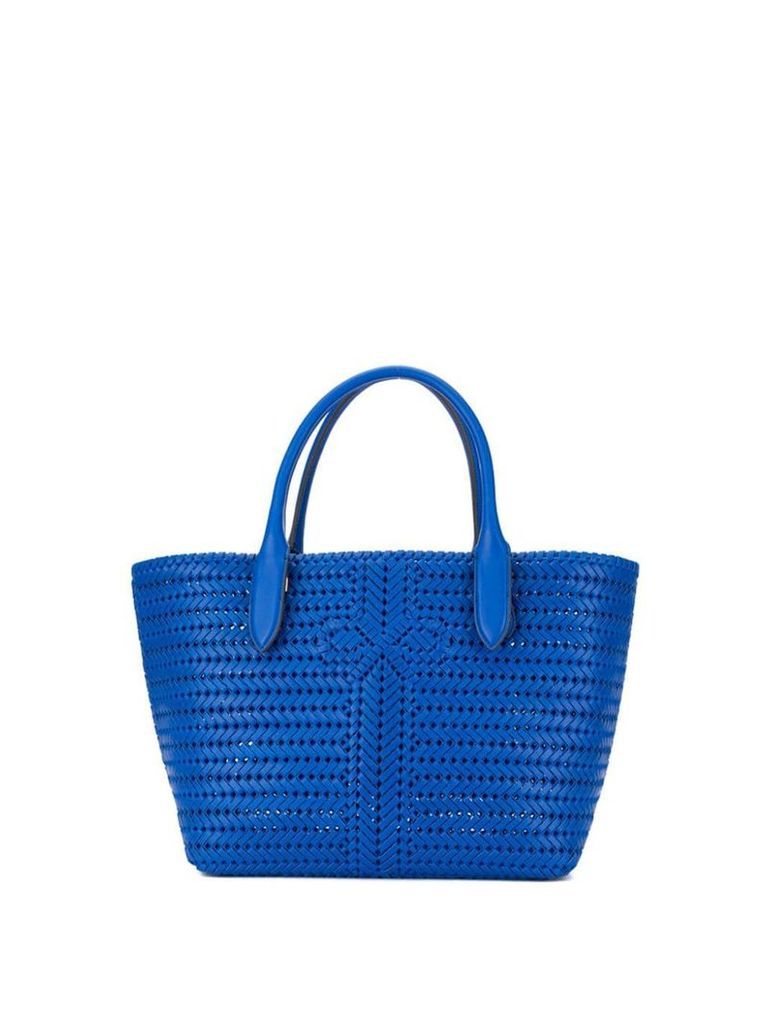 Anya Hindmarch woven tote - Blue