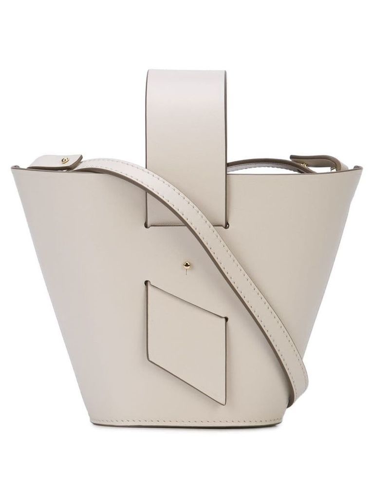 Carolina Santo Domingo Mini Amphora shoulder bag - White