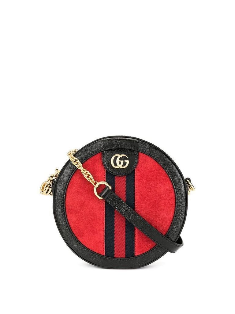 Gucci Ophidia mini round shoulder bag - Red