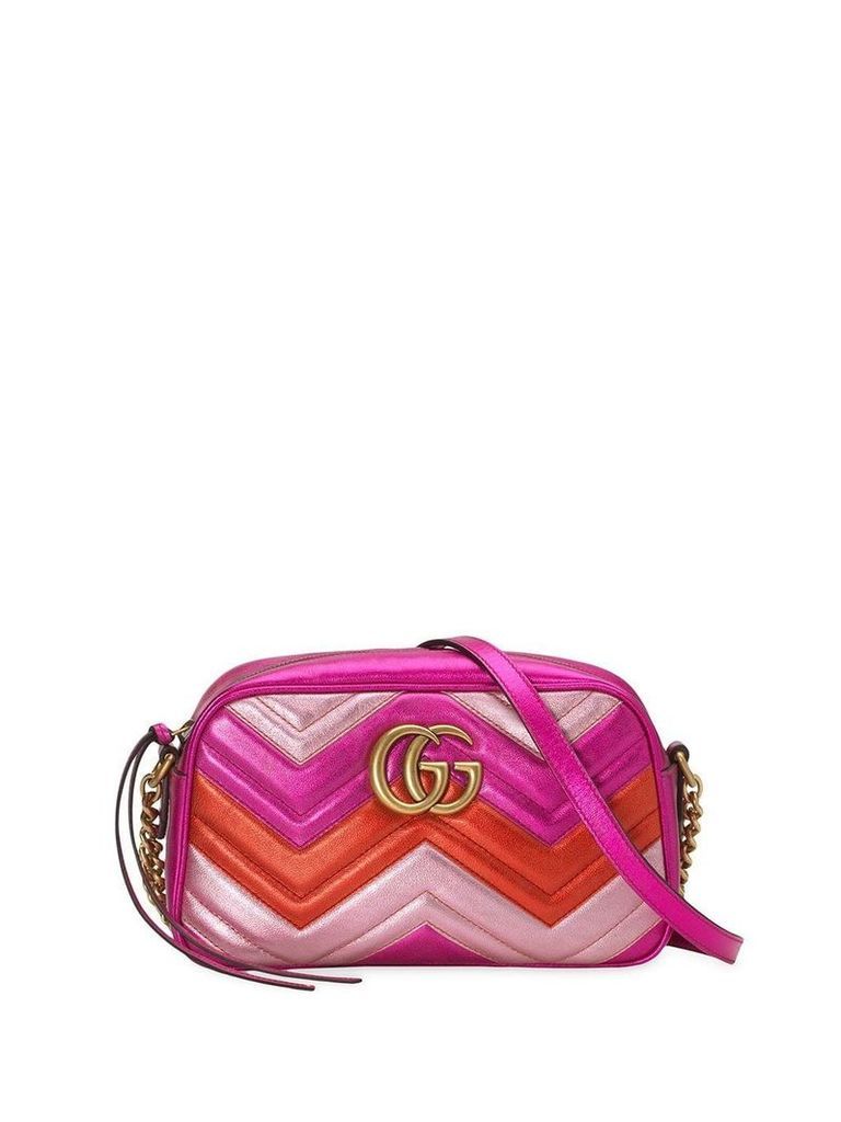 Gucci GG Marmont small matelassé shoulder bag - PINK