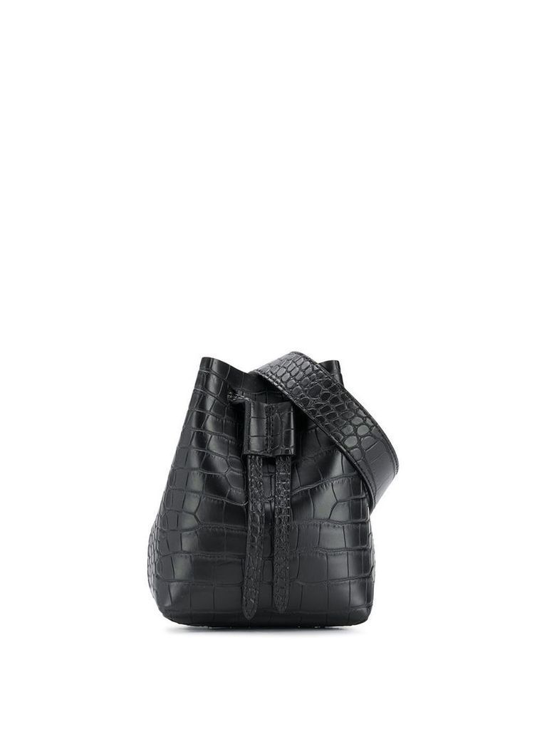 Nanushka mini Minee bucket bag - Black
