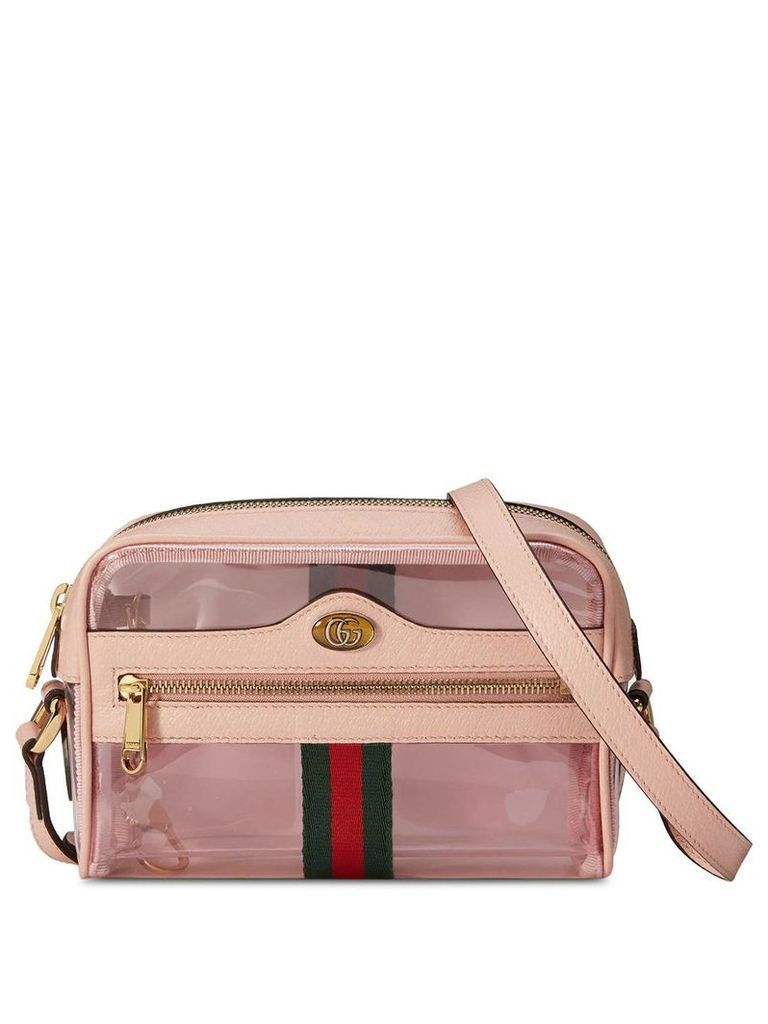 Gucci Ophidia mini transparent bag - PINK