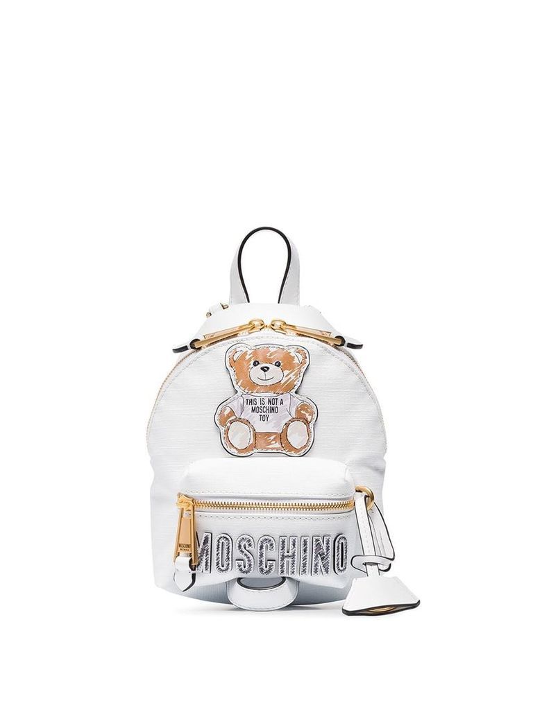 Moschino Teddy Bear backpack - White