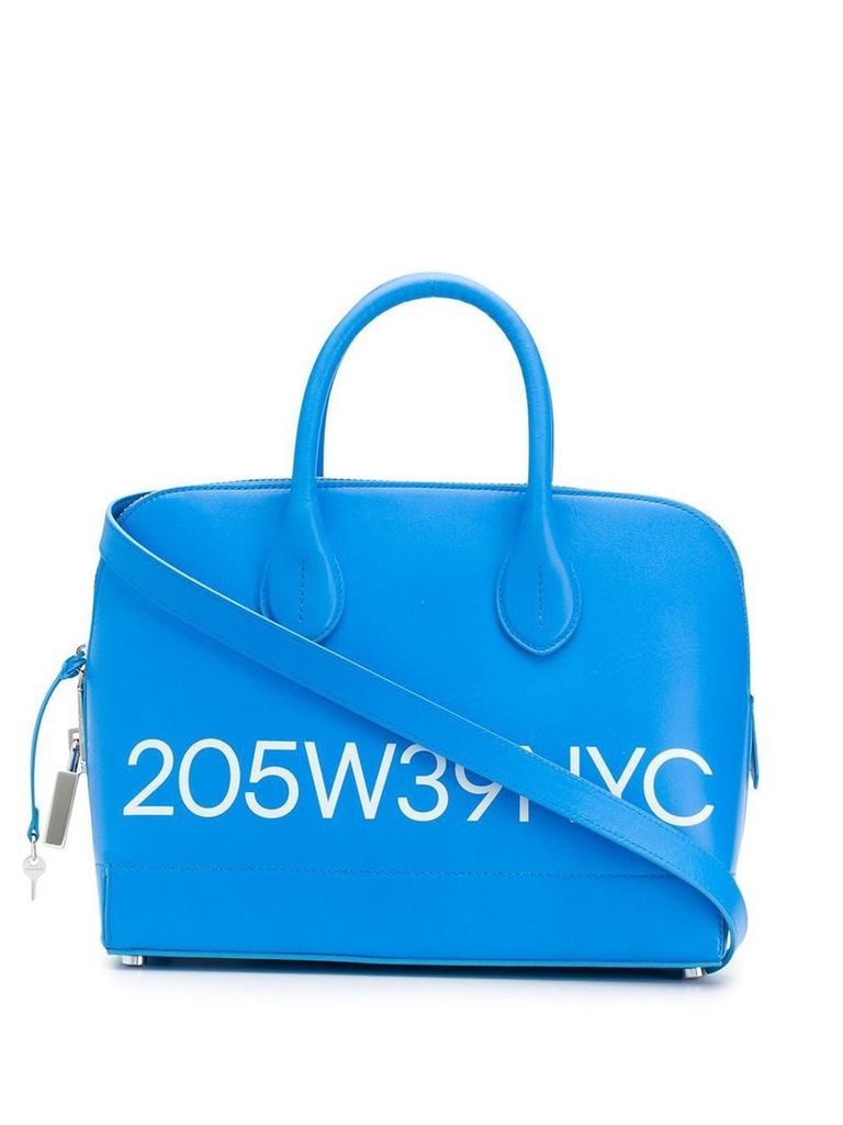 Calvin Klein 205W39nyc logo print tote bag - Blue