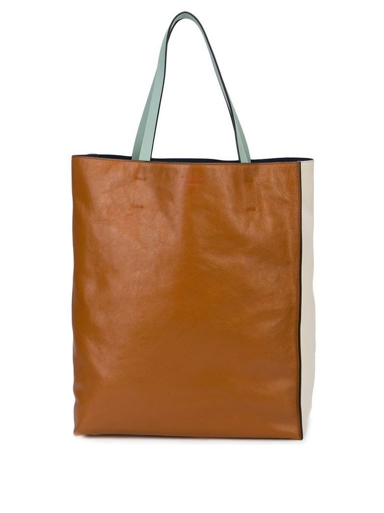 Marni large tote bag - Brown