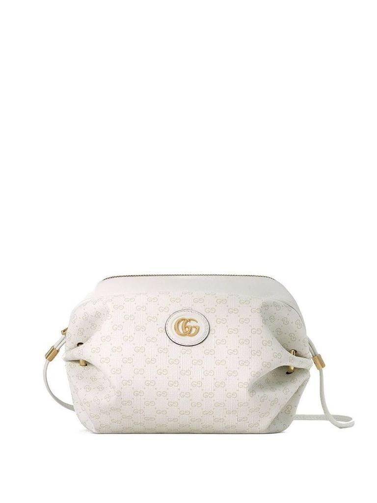 Gucci Mini GG bag with Double G - White