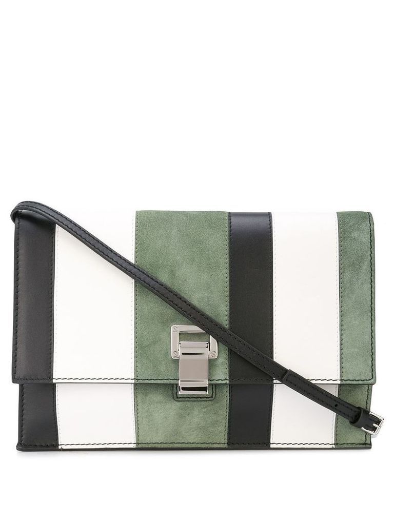 Proenza Schouler Colorblock Small Lunch Bag - White