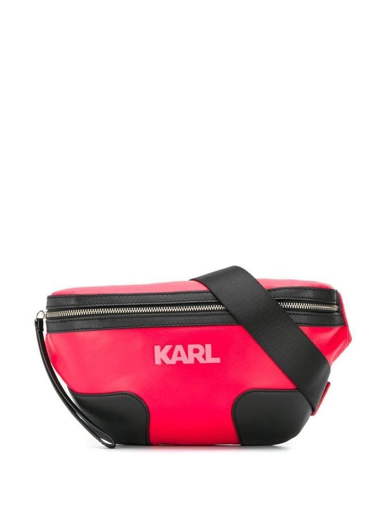 Karl Lagerfeld K/Athleisure bumbag - Red